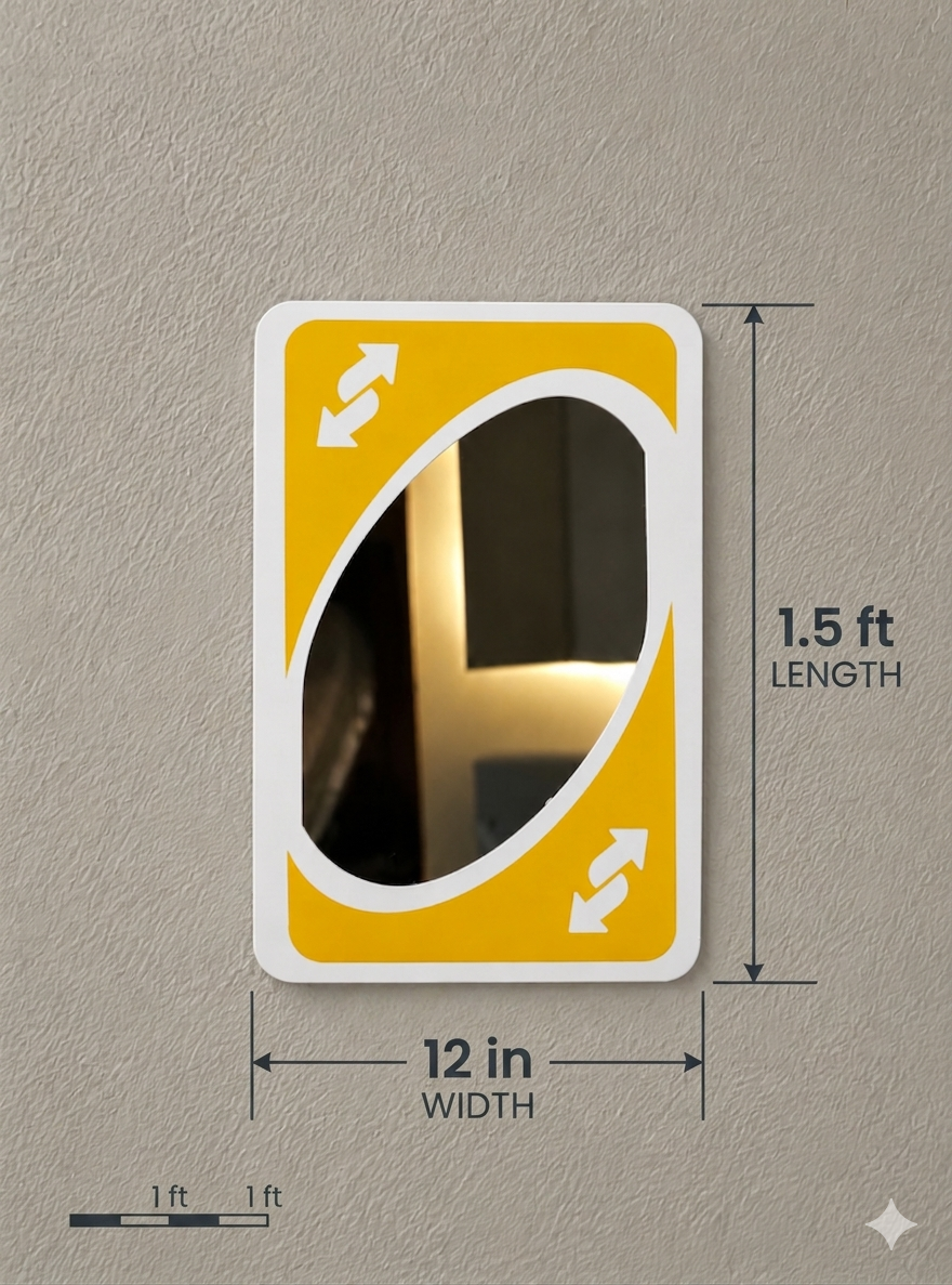 Uno Card Mirror